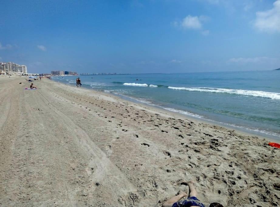 Apartamento En Primera Linea De Playa Murcia Dış mekan fotoğraf
